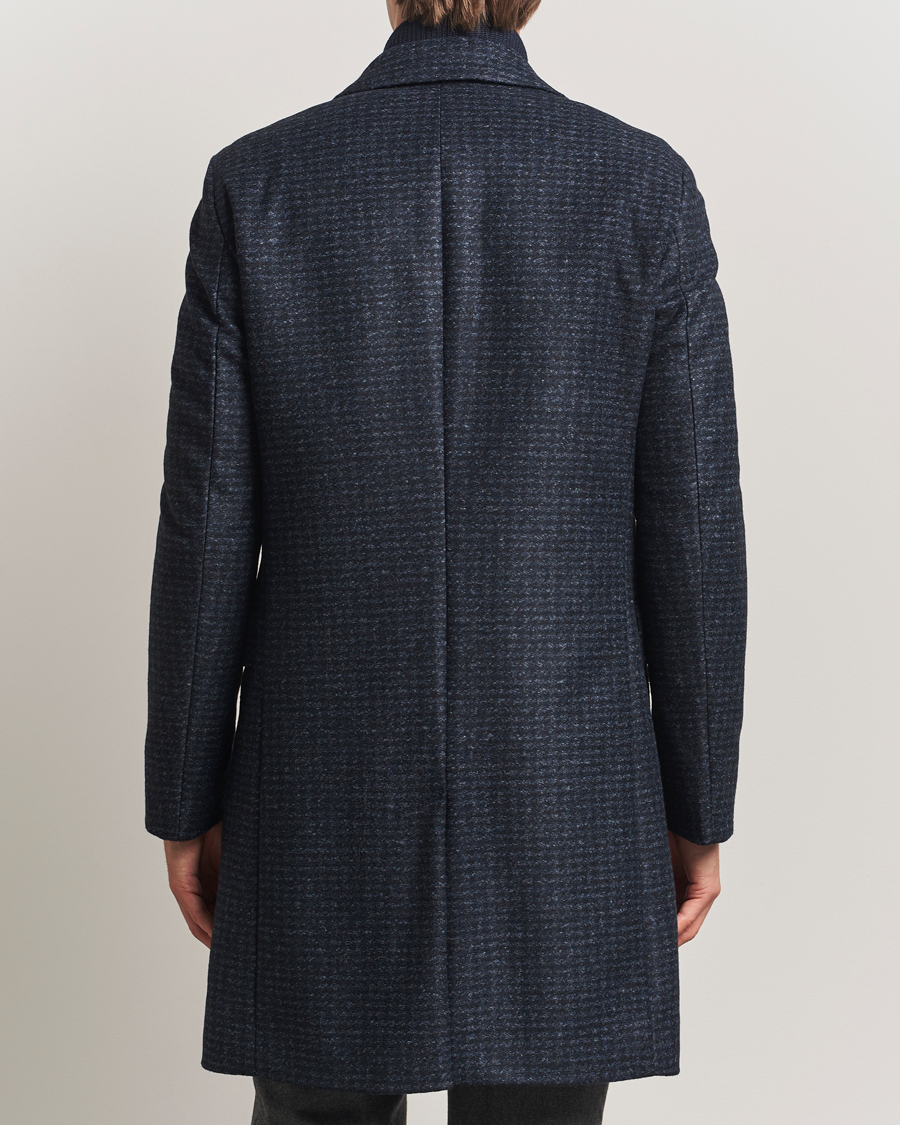 Uomini | Giacche | BOSS BLACK | Hyde Wool Bib Coat Dark Blue