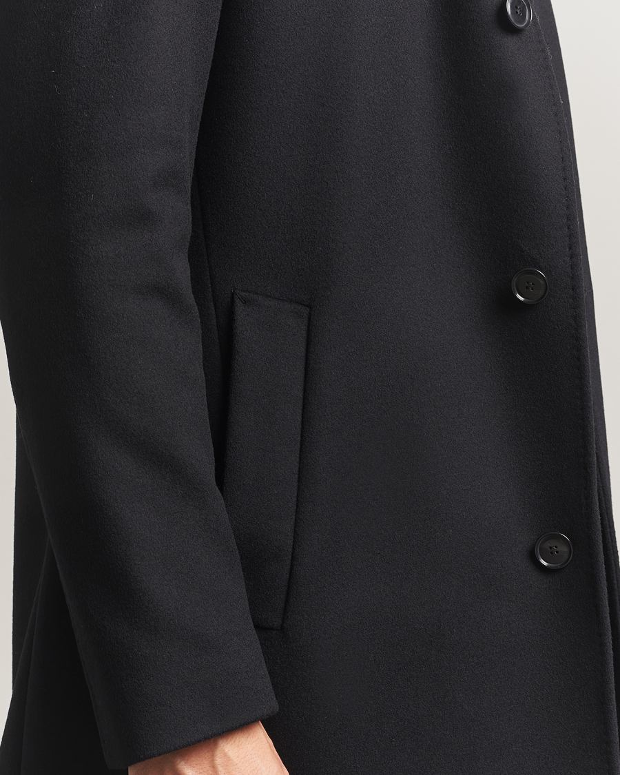 Uomini | Giacche | BOSS BLACK | Hyde Stand Up Collar Coat Black