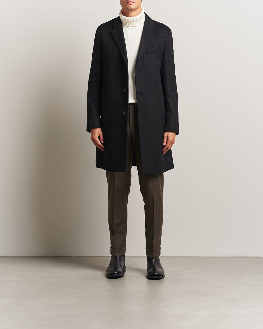 Uomini | Giacche | BOSS BLACK | Hyde Wool Coat Black
