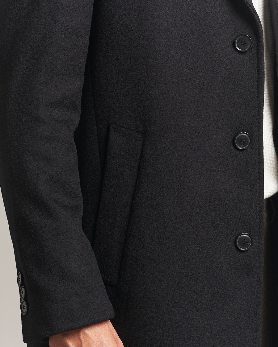 Uomini | Giacche | BOSS BLACK | Hyde Wool Coat Black