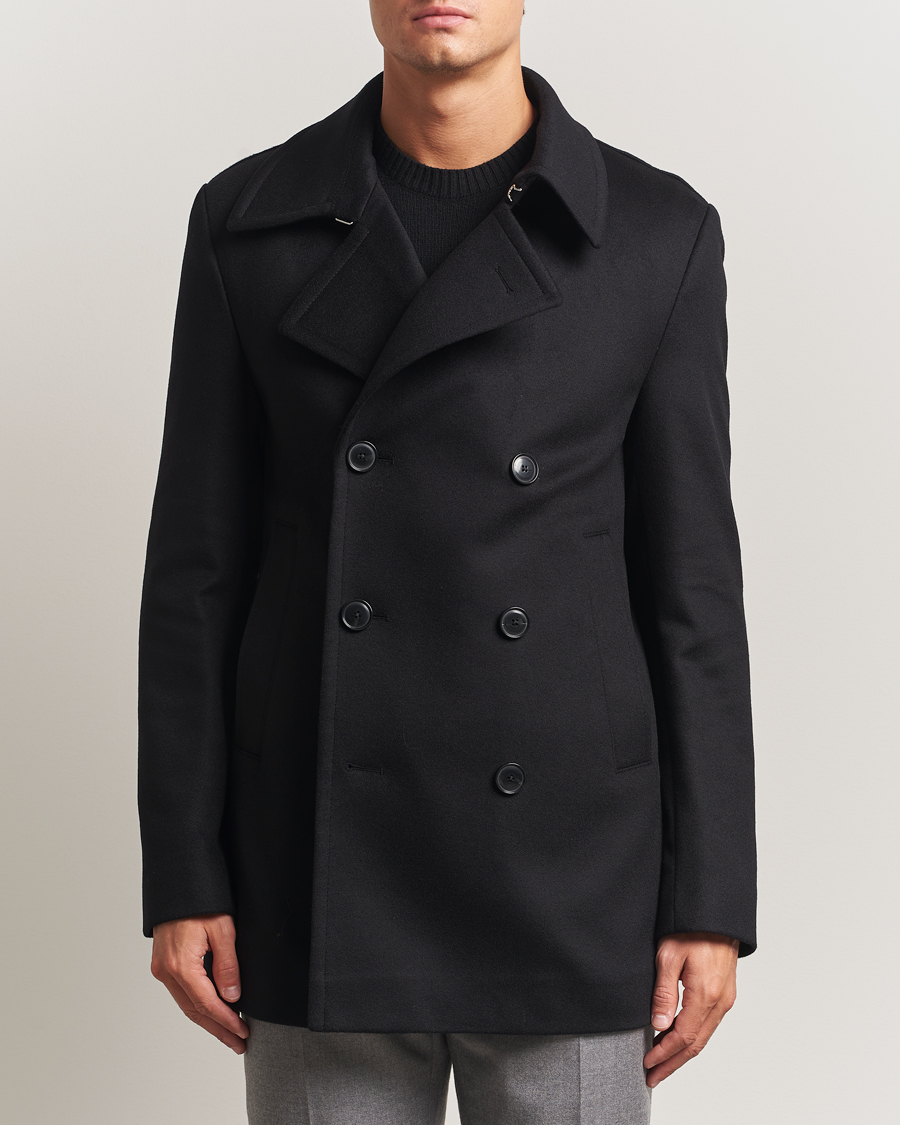 Uomini | Giacche | BOSS BLACK | Hyde Wool Peacoat Black