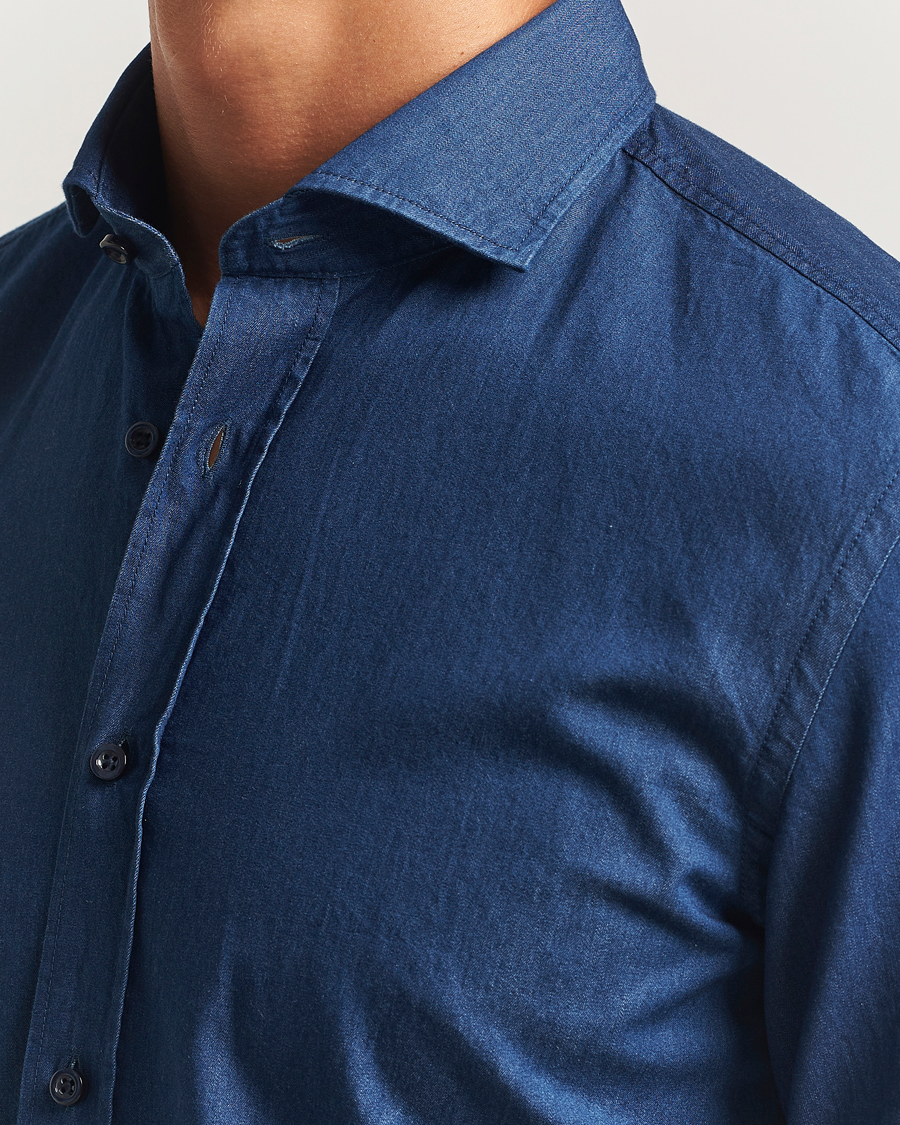 Uomini | Camicie | BOSS BLACK | Hank Denim Shirt Navy