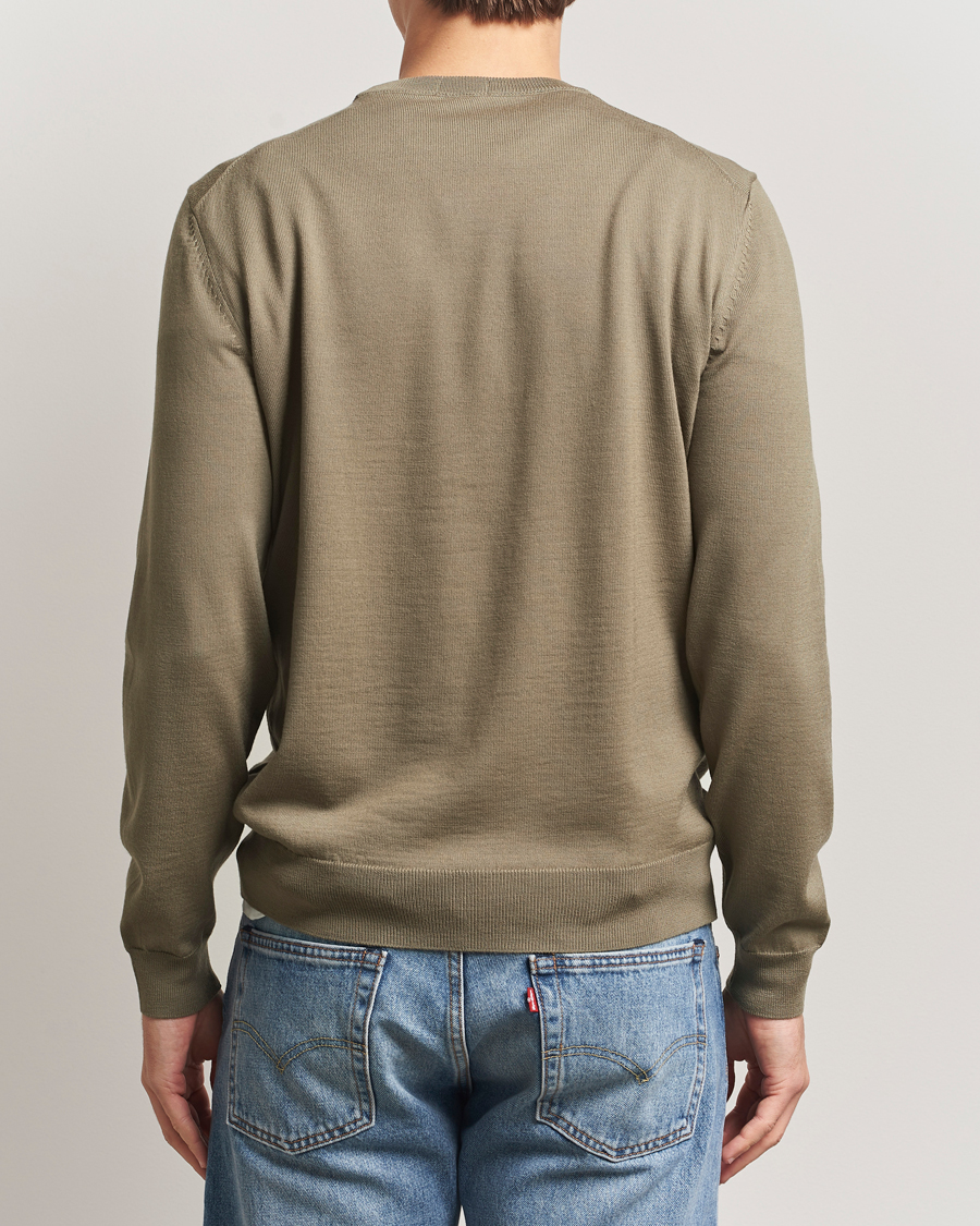 Uomini | Maglieria | BOSS BLACK | Botto Merino Knitted Pullover Open Brown