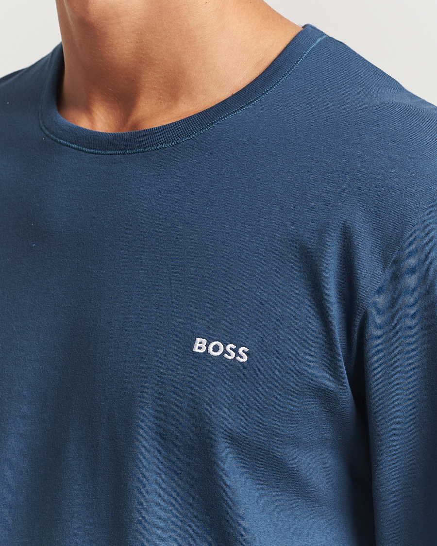 Uomini | T-shirt | BOSS BLACK | 3-Pack Long Sleeve T-Shirt Grey/Blue/Black