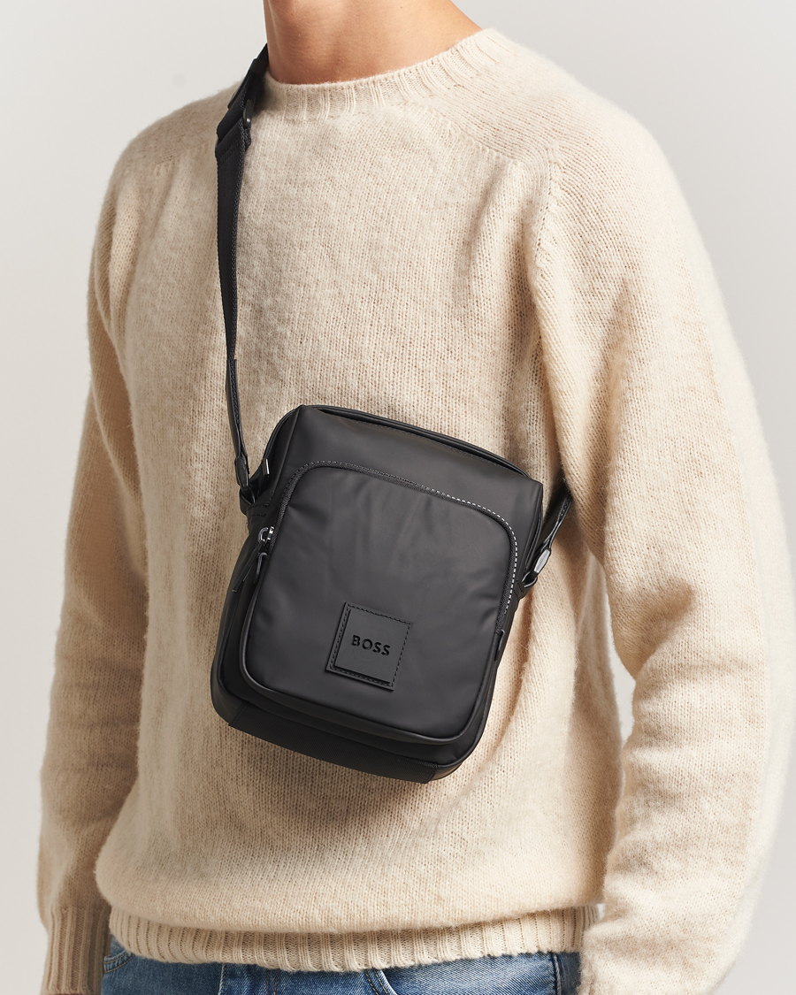 Uomini | Borse | BOSS BLACK | Oryo Pouch Zip Bag Black