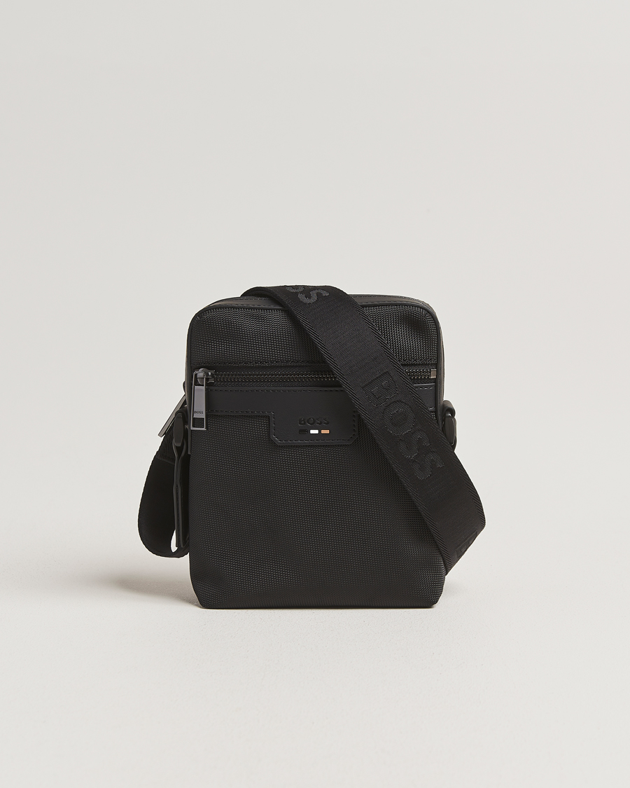 Uomini | BOSS BLACK Ray Pouch Zip Bag Black | BOSS BLACK | Ray Pouch Zip Bag Black
