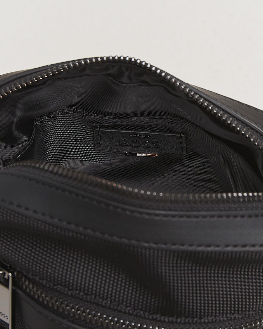 Uomini | BOSS BLACK Ray Pouch Zip Bag Black | BOSS BLACK | Ray Pouch Zip Bag Black