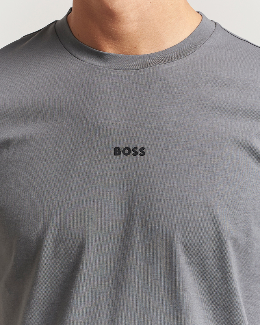 Uomini | T-shirt | BOSS ORANGE | Tchup Logo Crew Neck T-Shirt Open Grey