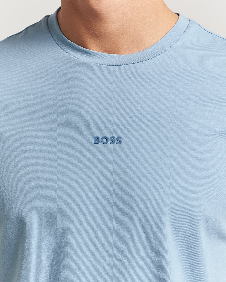 Uomini | T-shirt | BOSS ORANGE | Tchup Logo Crew Neck T-Shirt Light Blue