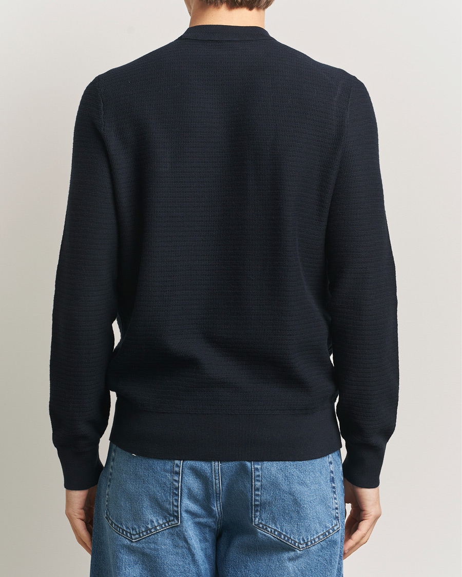Uomini | Maglieria | BOSS ORANGE | Anion Knitted Sweater Dark Blue
