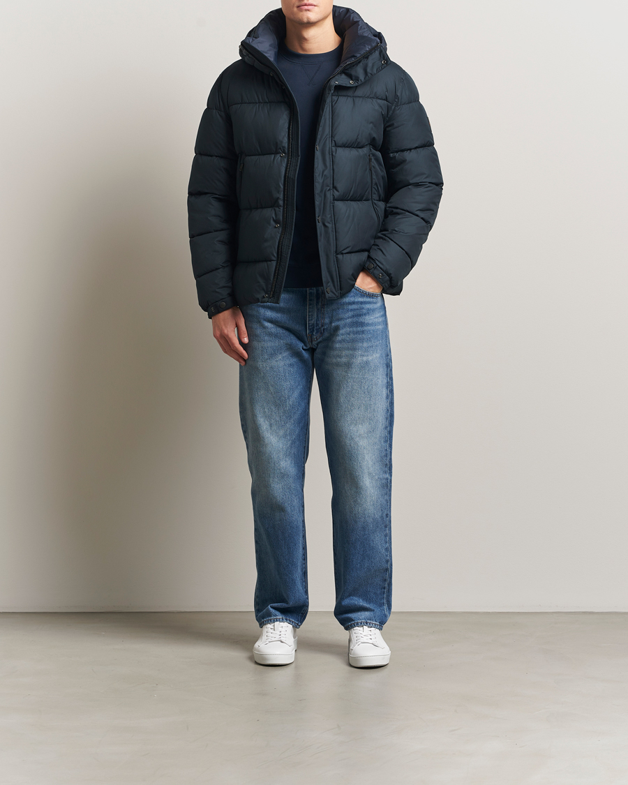 Uomini | Giacche | BOSS ORANGE | Omaris Down Hooded Jacket Dark Blue