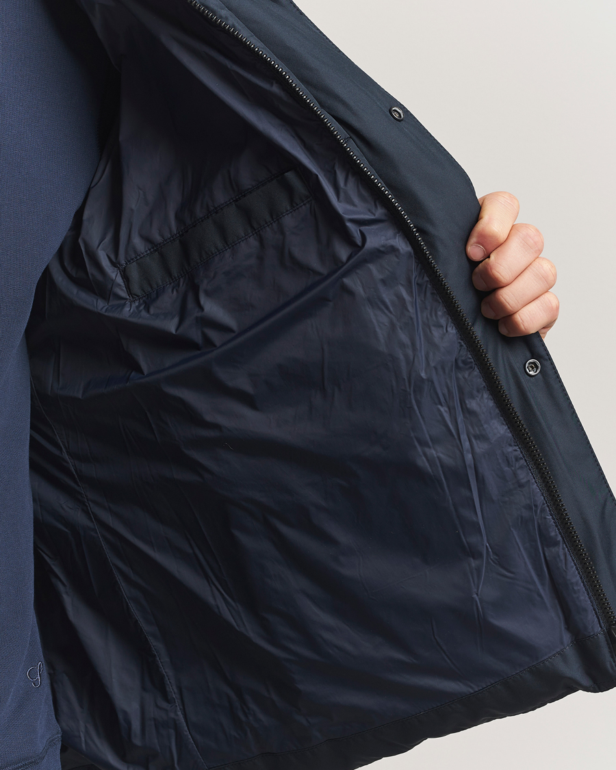 Uomini | Giacche | BOSS ORANGE | Omaris Down Hooded Jacket Dark Blue