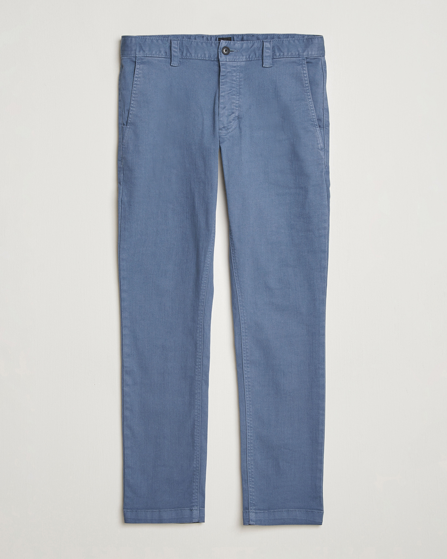 Uomini | Pantaloni | BOSS ORANGE | Cotton Chino Open Blue