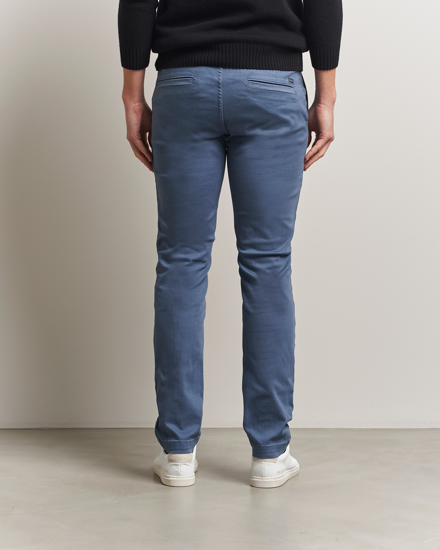 Uomini | Pantaloni | BOSS ORANGE | Cotton Chino Open Blue