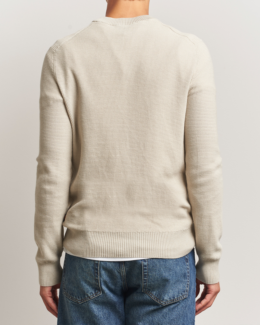 Uomini | Maglieria | BOSS ORANGE | Klapok Knitted Crew Neck Sweater Light Beige