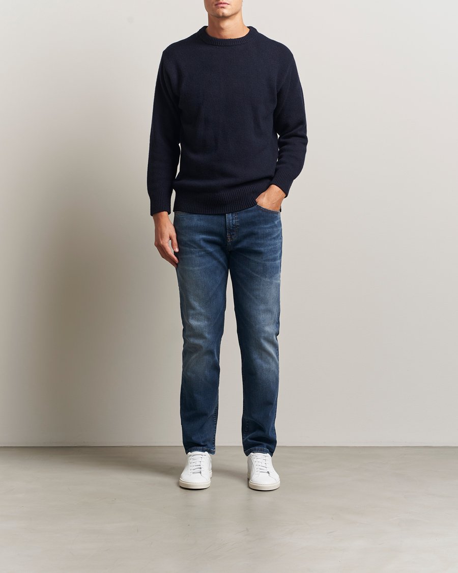 Uomini | Jeans | BOSS ORANGE | Re.Maine Regular Fit Jeans Dark Blue
