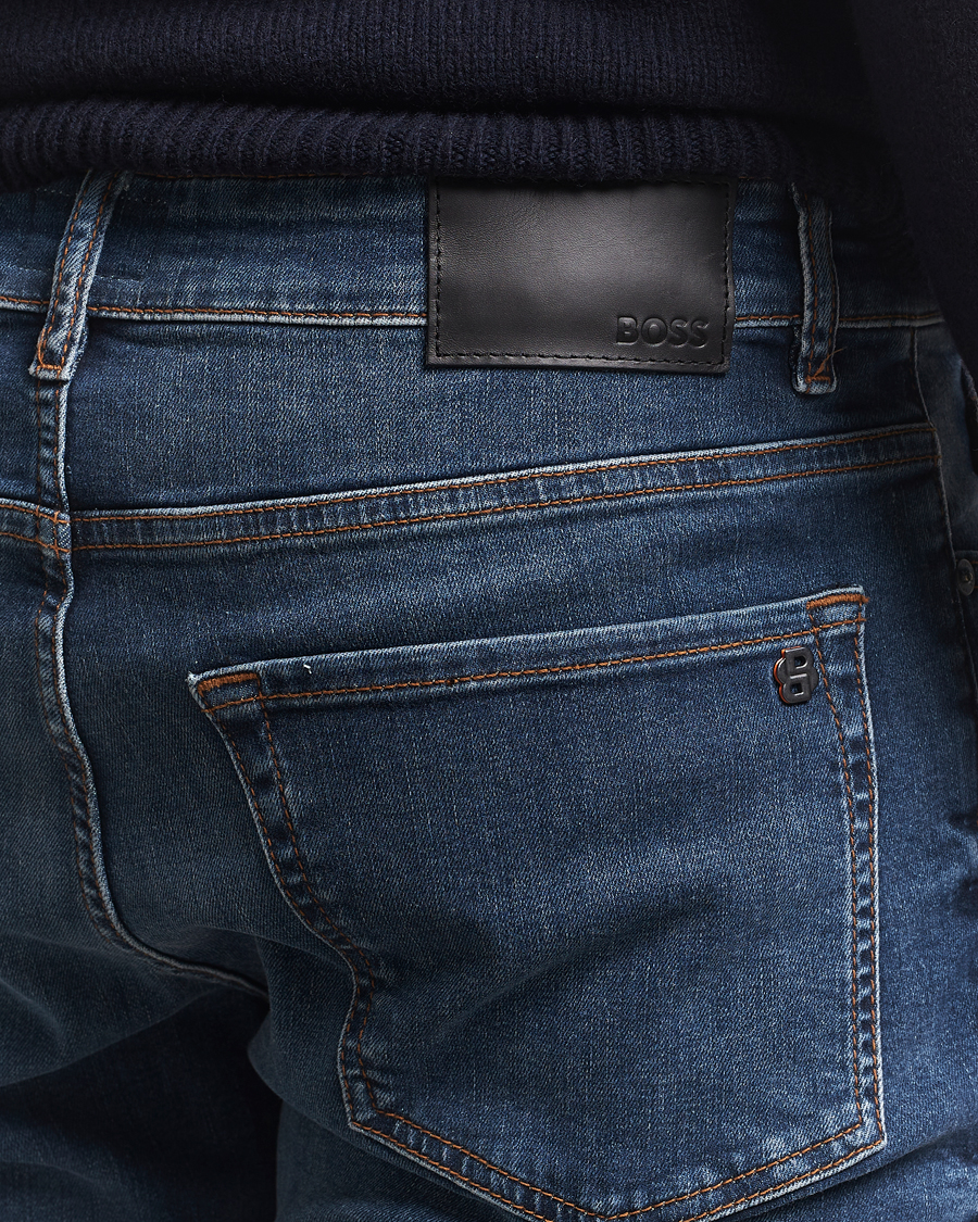 Uomini | Jeans | BOSS ORANGE | Re.Maine Regular Fit Jeans Dark Blue
