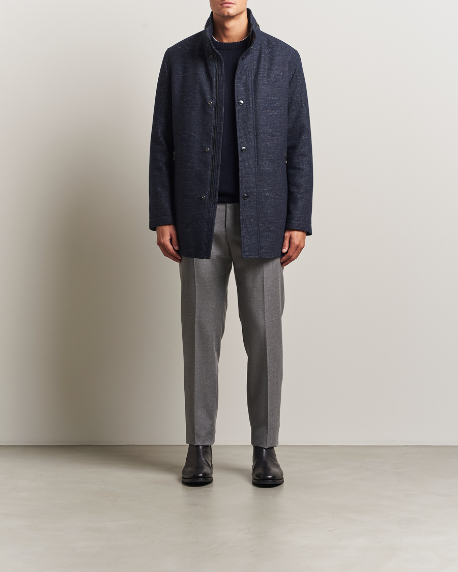 Uomini | Giacche | BOSS BLACK | Camron Wool Coat Dark Blue