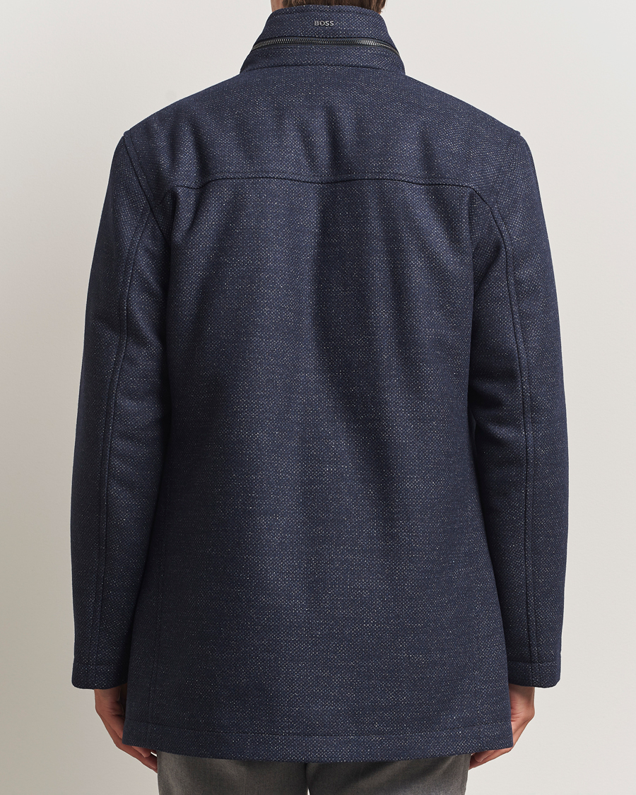 Uomini | Giacche | BOSS BLACK | Camron Wool Coat Dark Blue