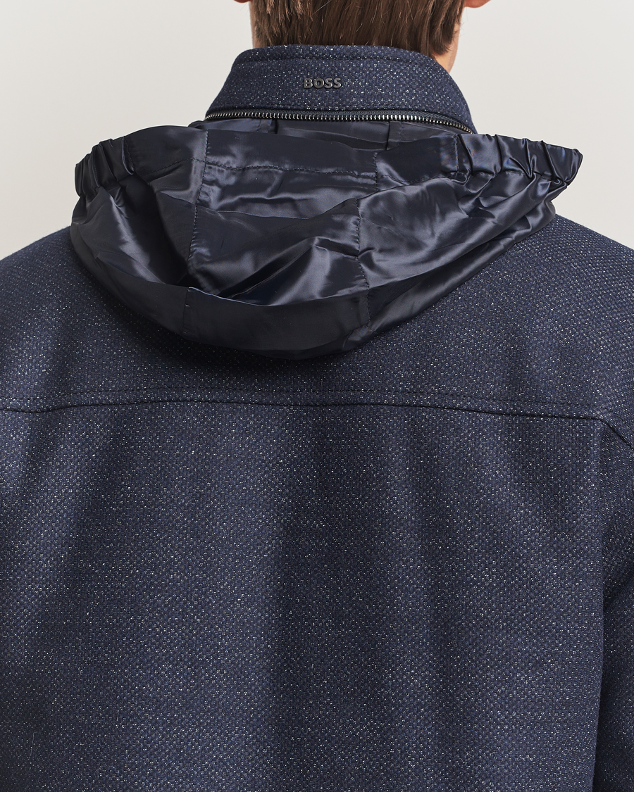 Uomini | Giacche | BOSS BLACK | Camron Wool Coat Dark Blue