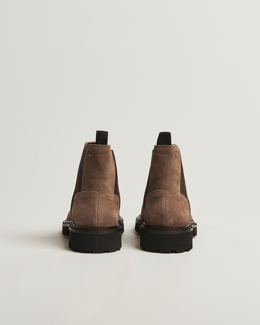 Uomini | Stivali | BOSS BLACK | Julyo Suede Chelsea Boot Medium Beige
