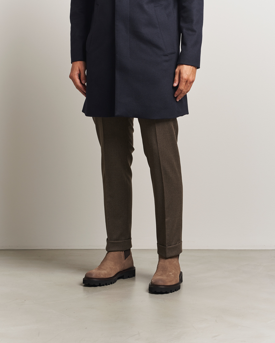 Uomini | Stivali | BOSS BLACK | Julyo Suede Chelsea Boot Medium Beige