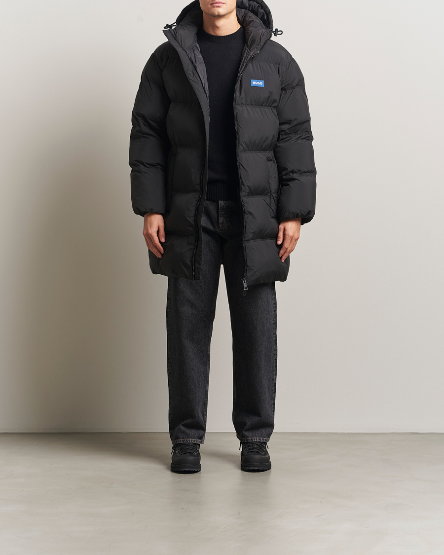 Uomini | Giacche | HUGO | Bodi Hooded Puffer Parka Black