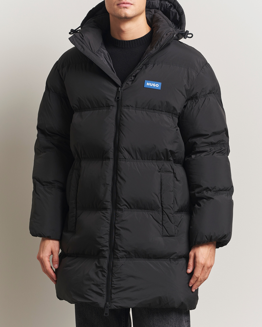 Uomini | Giacche | HUGO | Bodi Hooded Puffer Parka Black