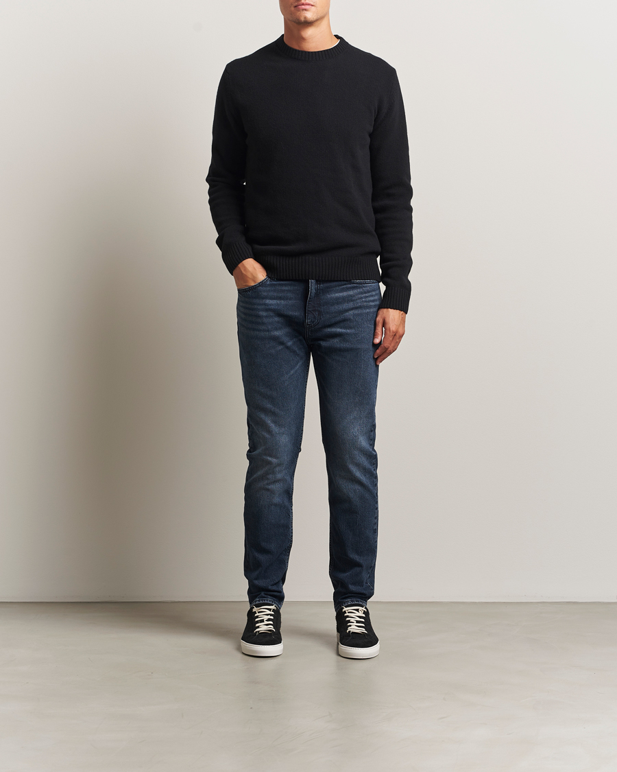 Uomini | Jeans | HUGO | Ash Slim Fit Jeans Dark Blue