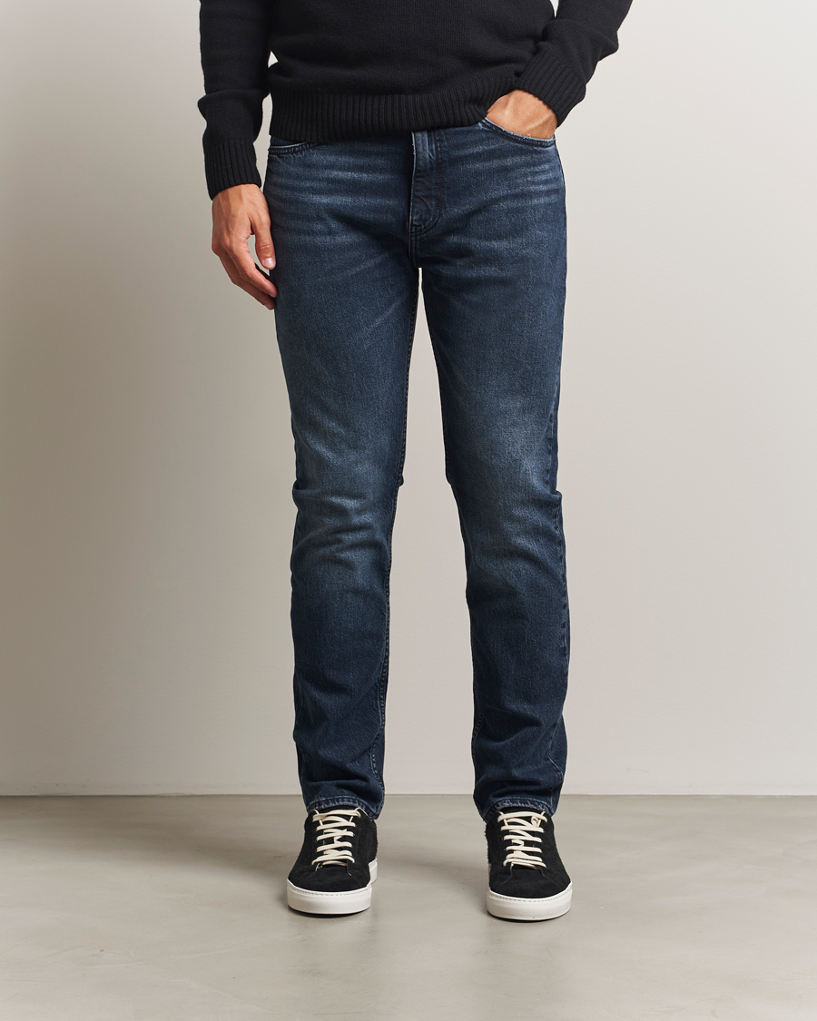 Uomini | Jeans | HUGO | Ash Slim Fit Jeans Dark Blue