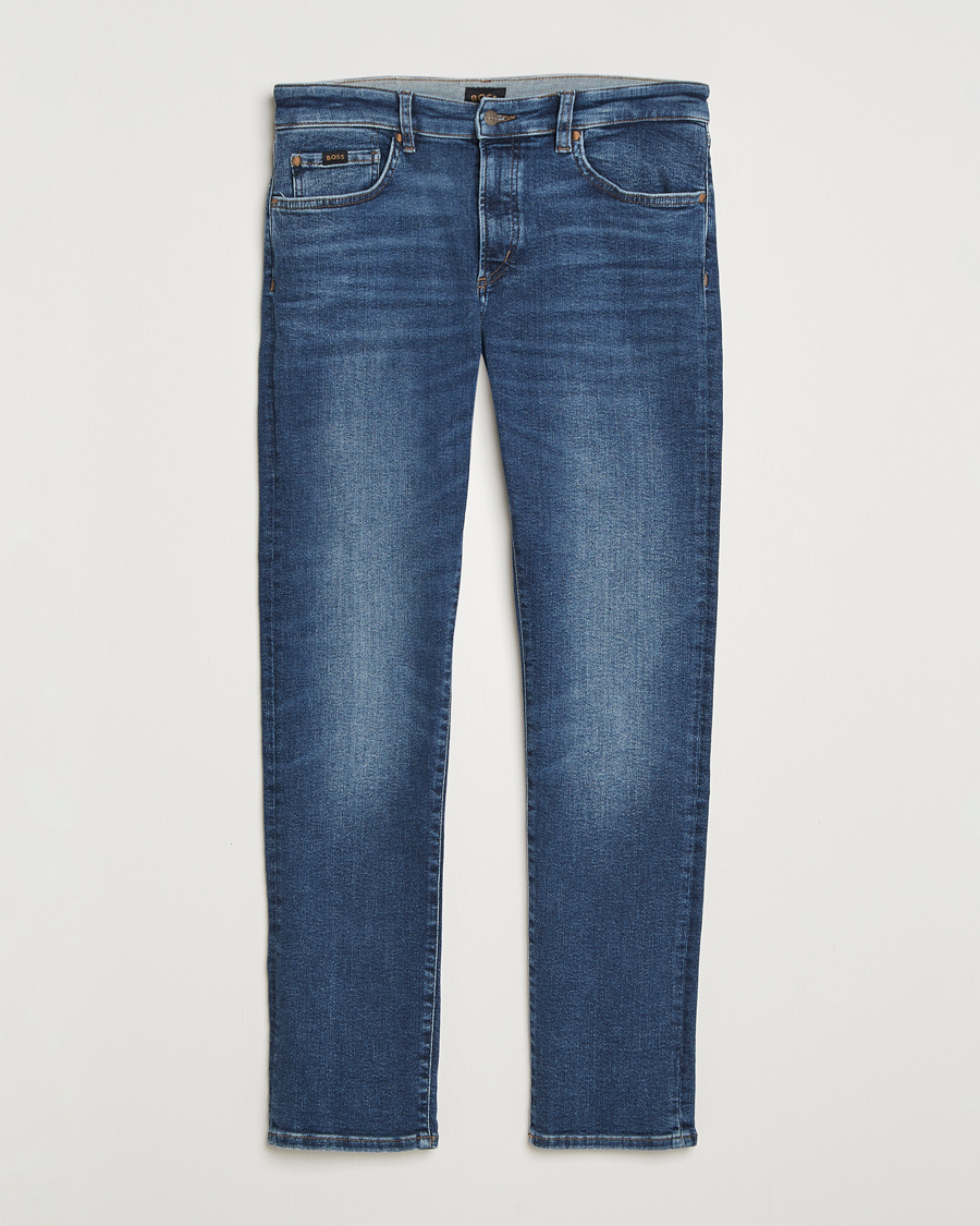 Uomini | Jeans | BOSS CAMEL | Karoo Slim Fit Jeans Navy