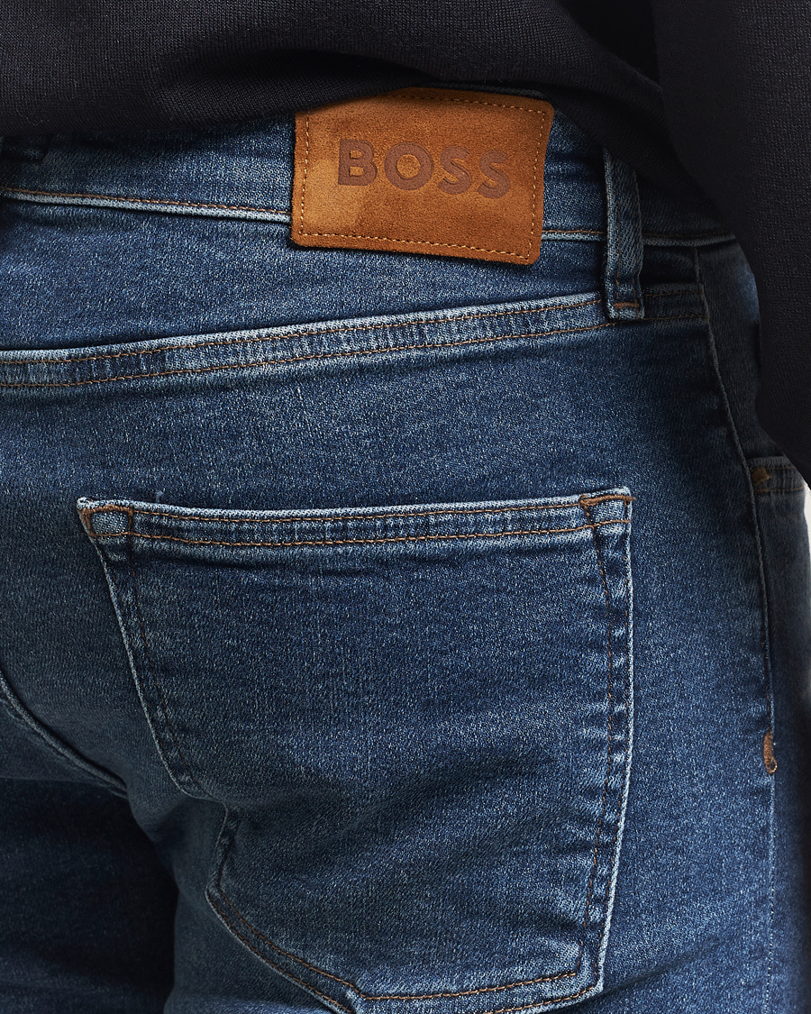 Uomini | Jeans | BOSS CAMEL | Karoo Slim Fit Jeans Navy