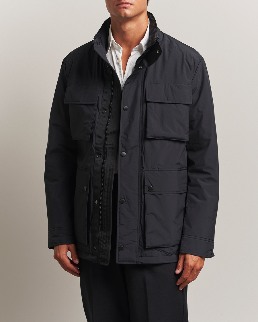 Uomini | Giacche | J.Lindeberg | Aiden 2L Padded Field Jacket Black