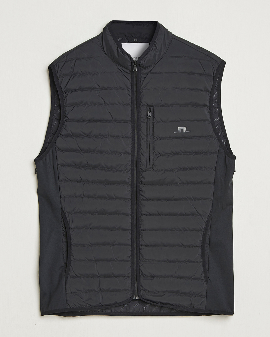 Uomini | Giacche | J.Lindeberg | Pace Down Liner Vest Black