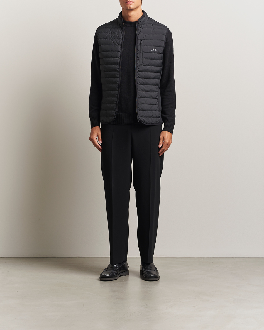 Uomini | Giacche | J.Lindeberg | Pace Down Liner Vest Black