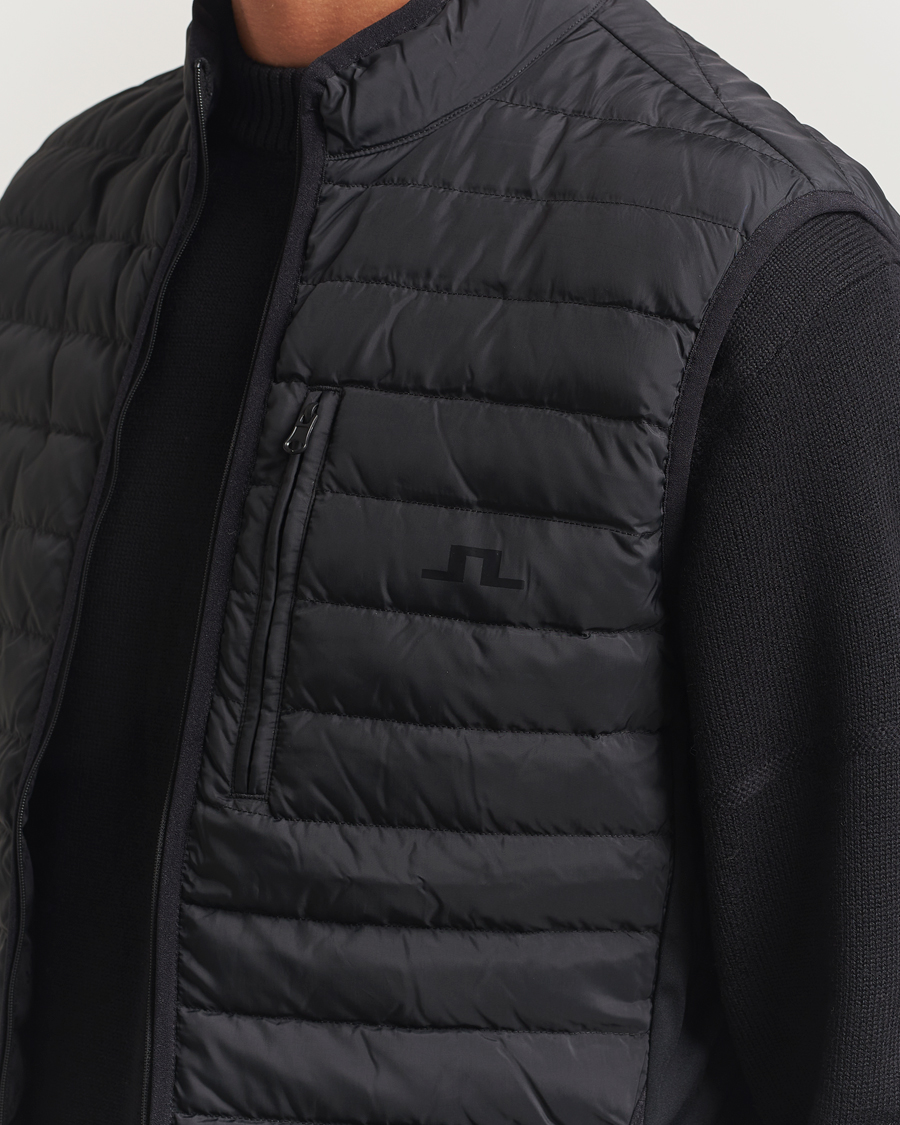 Uomini | Giacche | J.Lindeberg | Pace Down Liner Vest Black