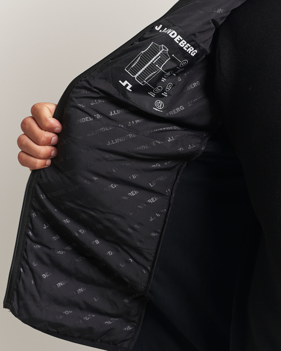 Uomini | Giacche | J.Lindeberg | Pace Down Liner Vest Black