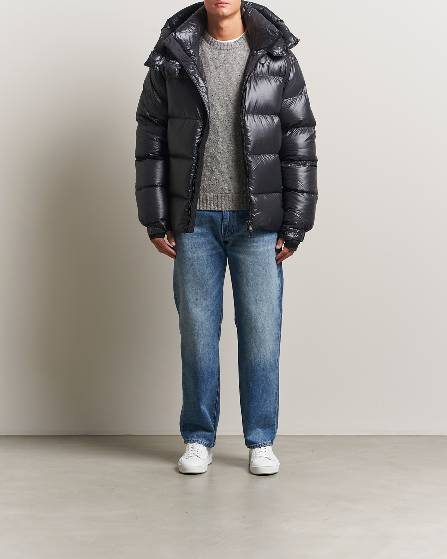 Uomini | Giacche | J.Lindeberg | Creek Down Hooded Jacket Black