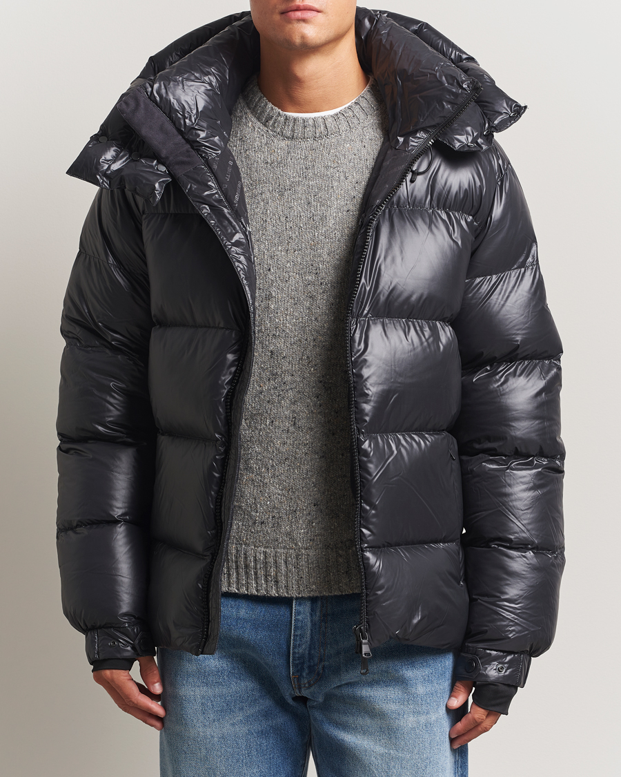 Uomini | Giacche | J.Lindeberg | Creek Down Hooded Jacket Black