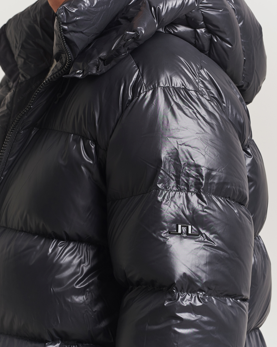 Uomini | Giacche | J.Lindeberg | Creek Down Hooded Jacket Black
