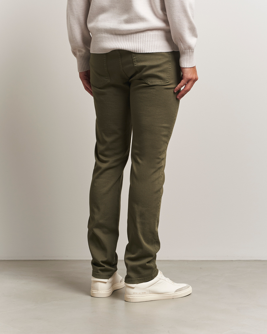 Uomini | Pantaloni | J.Lindeberg | Jax Left Hand Twill Jeans Forest Green