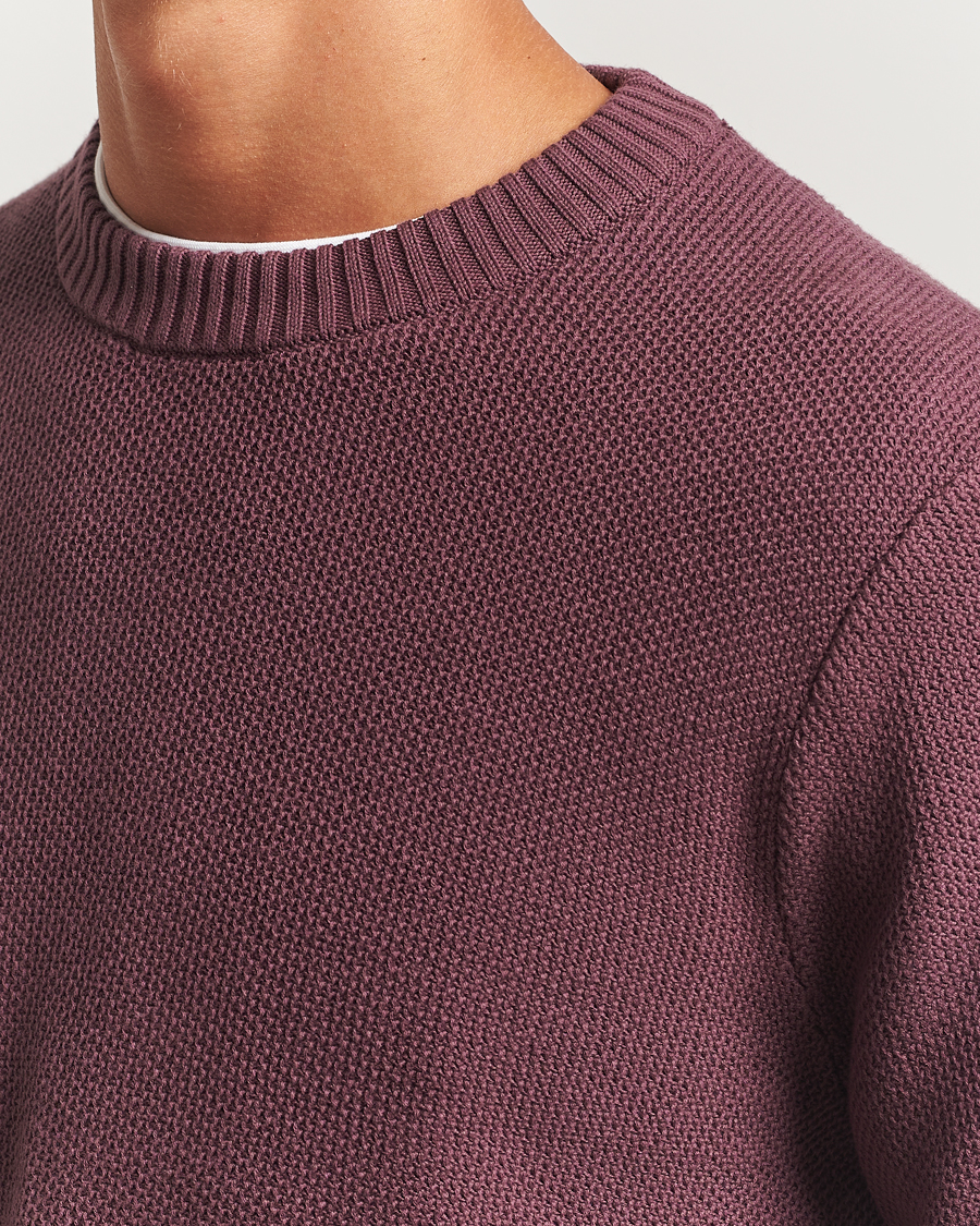 Uomini | Maglieria | J.Lindeberg | Oliver Structured Sweater Huckleberry