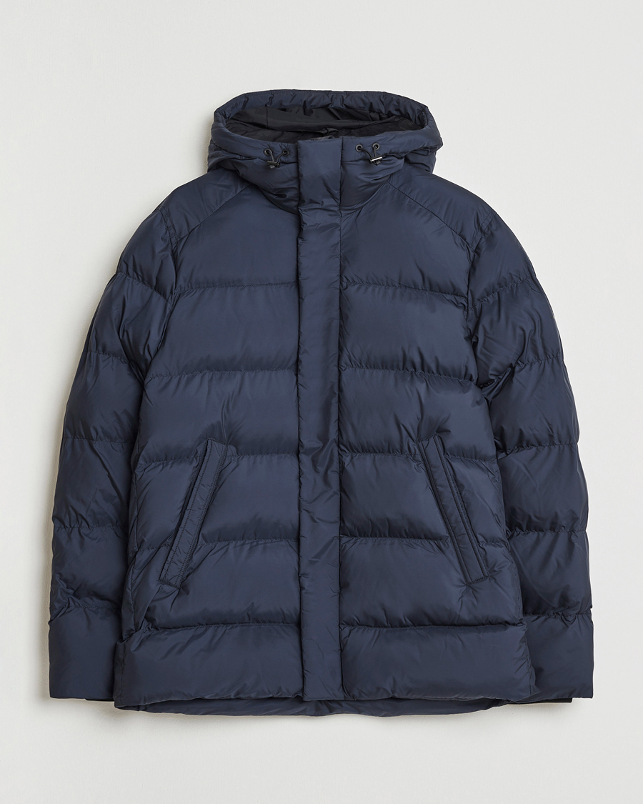 Uomini | Giacche | J.Lindeberg | Padded Hooded Jacket Navy