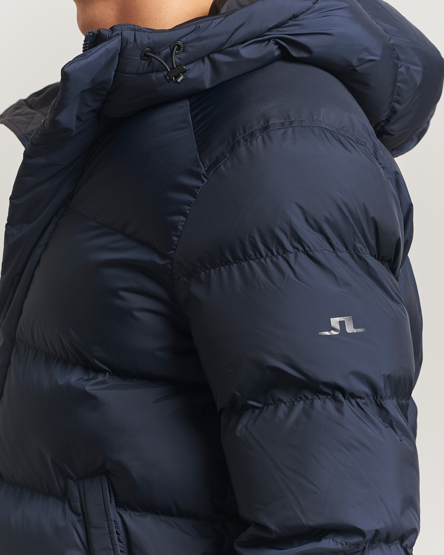 Uomini | Giacche | J.Lindeberg | Padded Hooded Jacket Navy