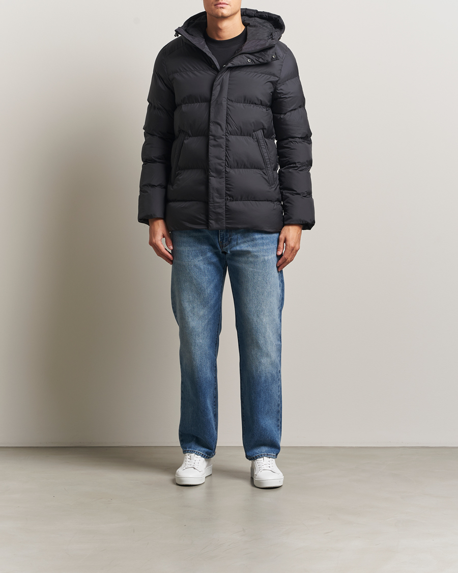 Uomini | Giacche | J.Lindeberg | Padded Hooded Jacket Black