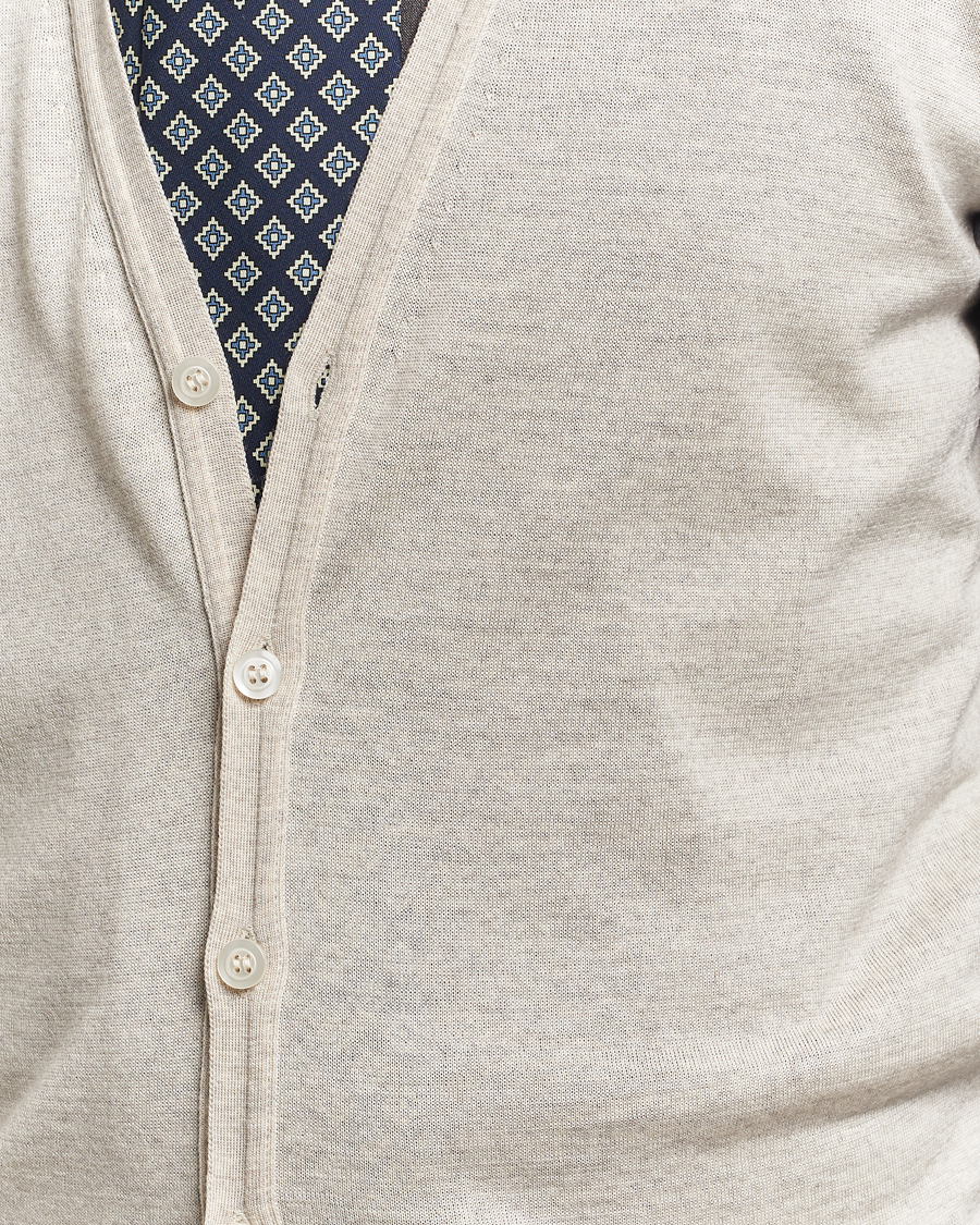 Uomini | Maglieria | John Smedley | Huntswood Slim Fit Waistcoat Grey Fleece