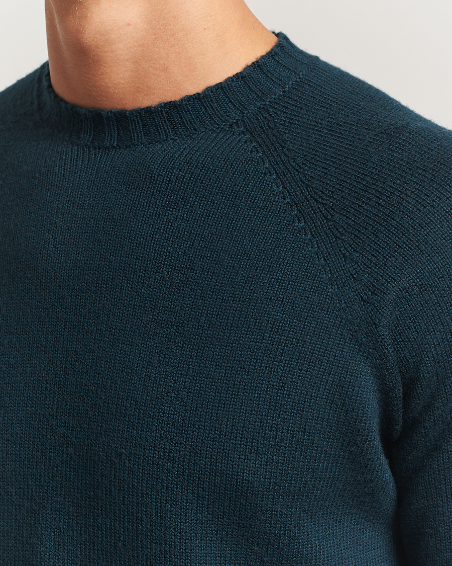 Uomini | Maglieria | John Smedley | Denver Extra Fine Merino Crew Neck Richardson Green