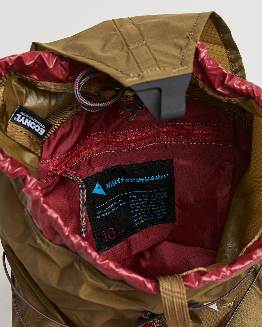 Uomini | Klättermusen Tjalve 2.0 Backpack 10L Olive | Klättermusen | Tjalve 2.0 Backpack 10L Olive