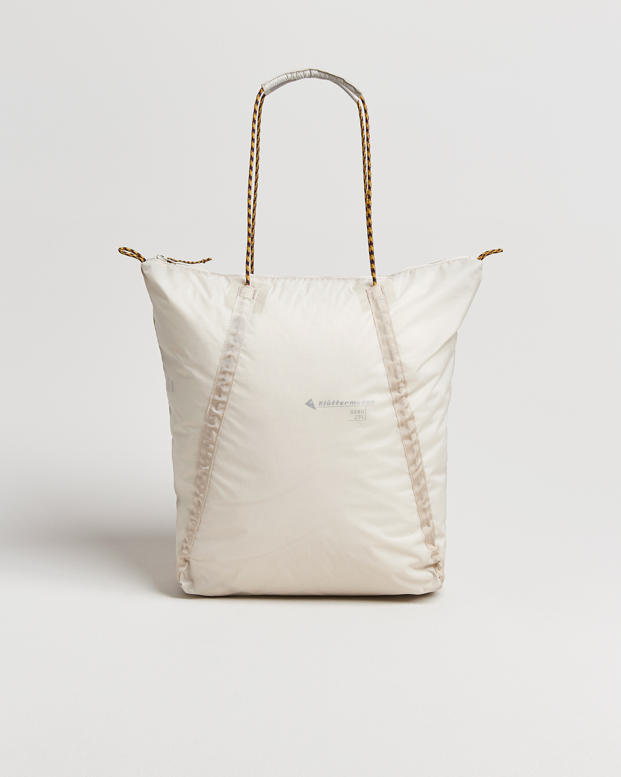 Uomini | Borse | Klättermusen | Gebo 23L Lightweight Totebag Putty Grey