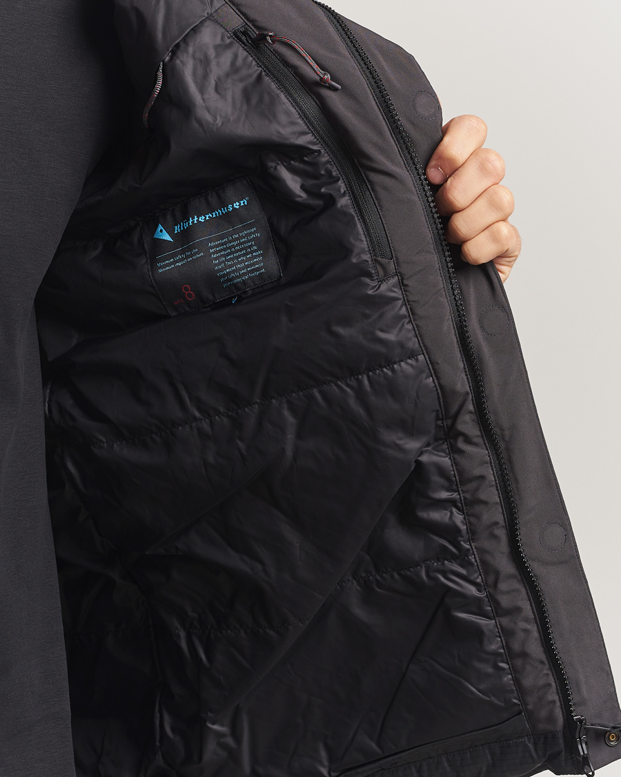 Uomini | Giacche | Klättermusen | Rå Hood Jacket Raven